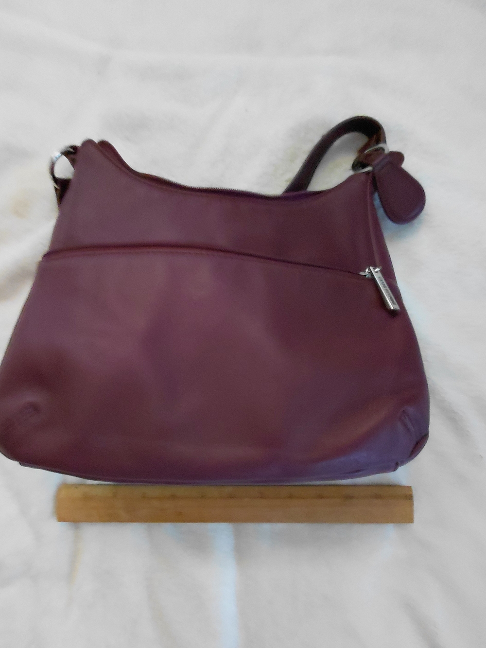 Giani Bernini Wine Nappa Leather Hobo, Slouchy Shoulder Bag,and Office Siren